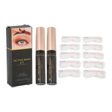 Gel para Sobrancelhas Peel Off com Efeito Tatuagem, Tinta para Sobrancelhas à Prova d'Água de Longa Duração para Mulheres, Maquiagem para