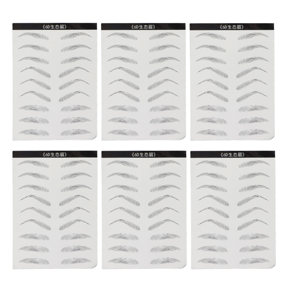 Charming Eyebrow Tattoos, Instant Authentic Hair-Like Eyebrows For Natural Look, Long Lasting Smudge-Proof Waterproof Eyebrow Makeup, Reusable Up To