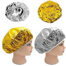 Suministros para salones de belleza Gorro de papel de aluminio reutilizable Gorro térmico para microondas para acondicionamiento profundo Gorro