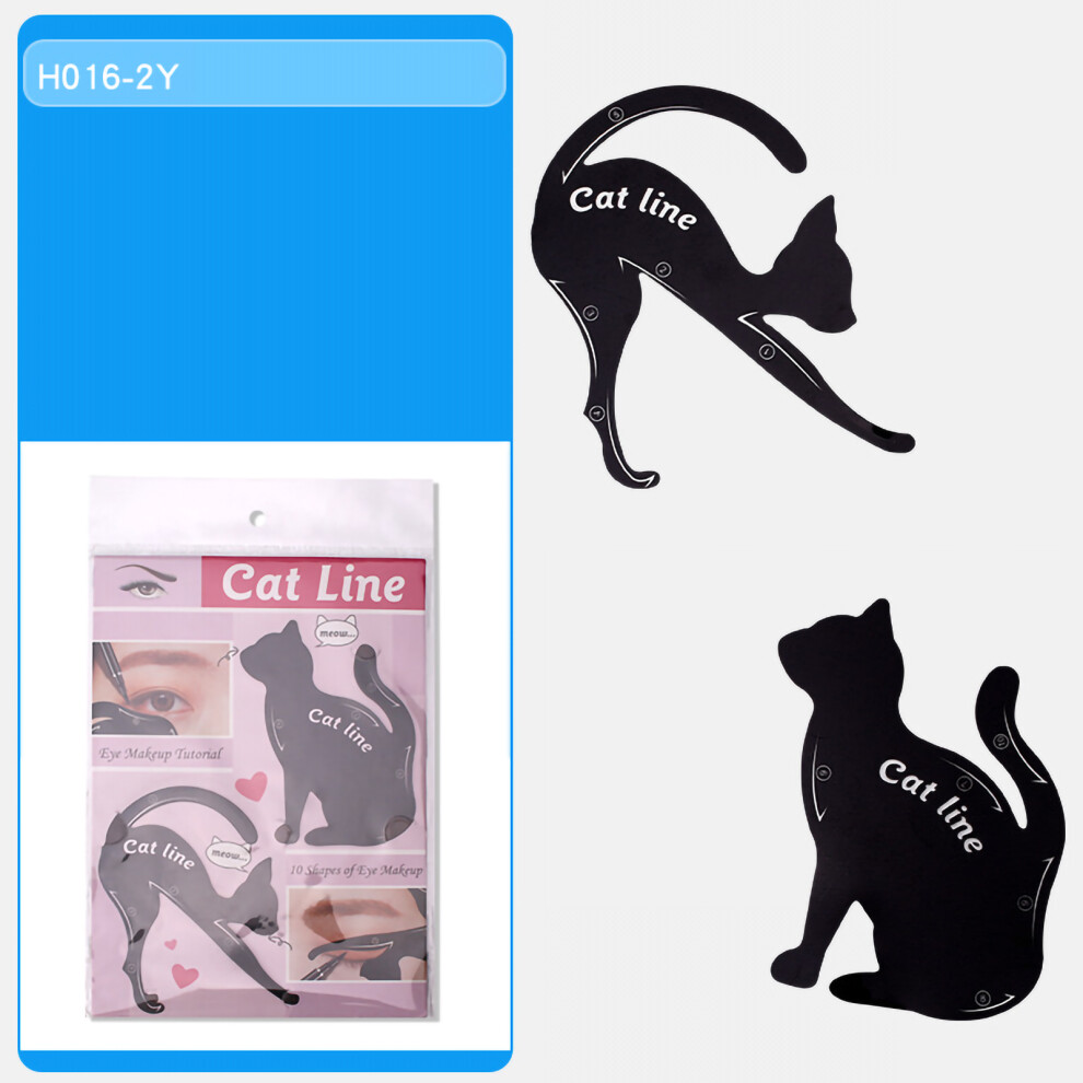 Eyeliner Stencils, Smokey Eyeshadow, Winged Eyeliner Applicators Shaper, Perfect For Special Scenes Or Parties, Matte PVC Material Offers Reusable So