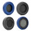1 paire de coussinets d'oreille en mousse, coussinets-noir 2