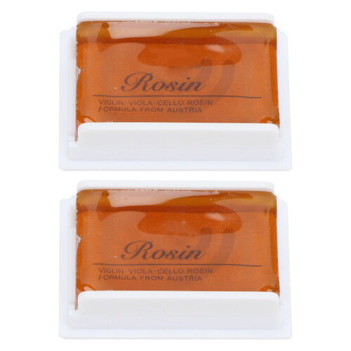 2Pcs Violin Rosin Low Dust Universal for Bow & String Instruments LETO601 1