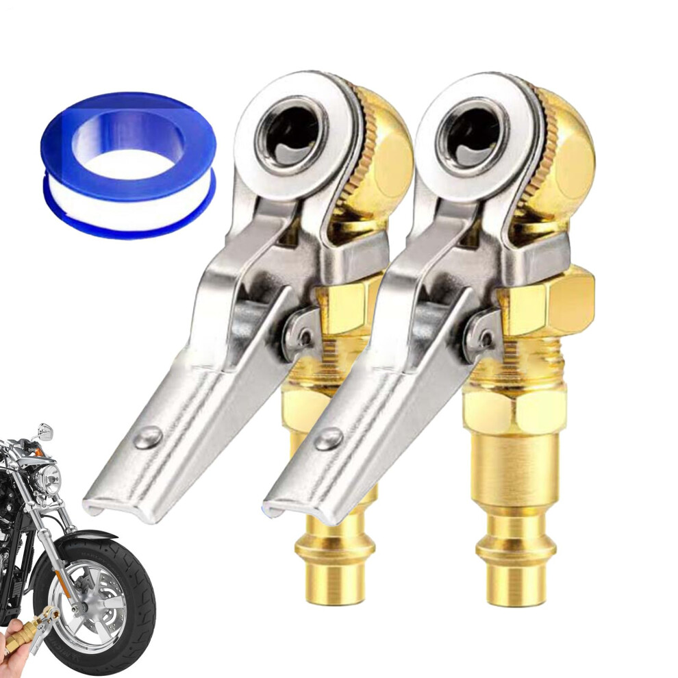 Locking Air Chuck For Air Compressor, Quick Connect Tire Inflator Attachment 250Psi Heavy Duty 9199774316644
