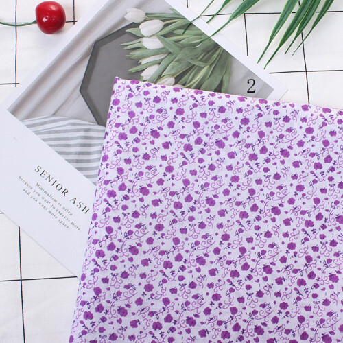 Cotton Fabric Squares 7pcs 25x25cm Bedding Dots Bundle Assorted DIY Kit 2
