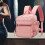 Camping Backpack Climbing Backpack For Hiking Rucksack Trekking Pink 3