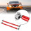 Car Support Strut 20cm Red High Strength Steel Front Bumper Support Bar 2