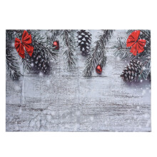 Polyester Fabric, Durable And Wrinkle-Resistant, Vibrant Color Accuracy for Photography Background, Christmas Winter Backdrop for Multi-Purpose Decor,