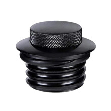 Motorcycle Gas Cap Push Type Lock Dustproof Waterproof for Harley XL883 XL1200 Black