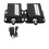 1Pair Ethernet IP Extender over Coax HD Network Kit EoC Coaxial Cable Transmission Extender US PLUG 2