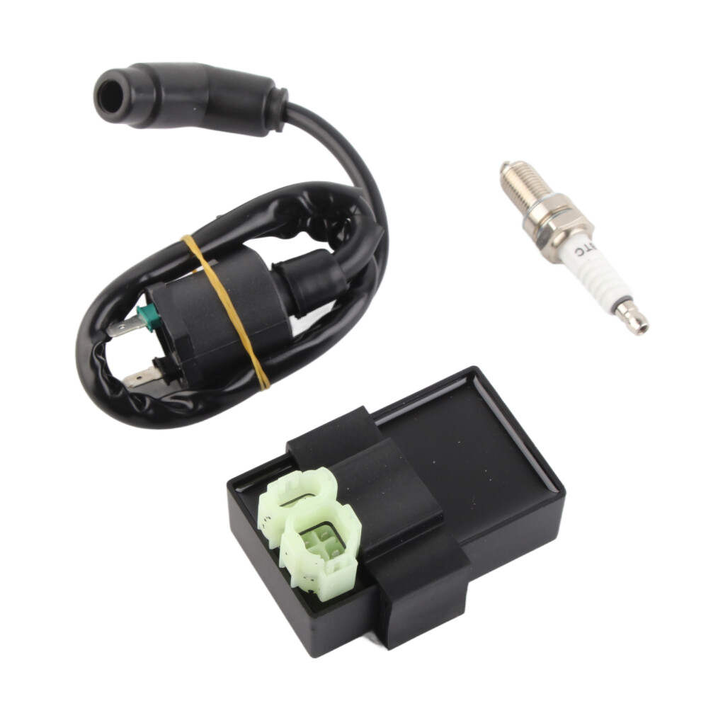 Complete Cdi Box & Spark Plug Ignition Coil Kit For 1990 Trx300 Fourtrax 7901377779199