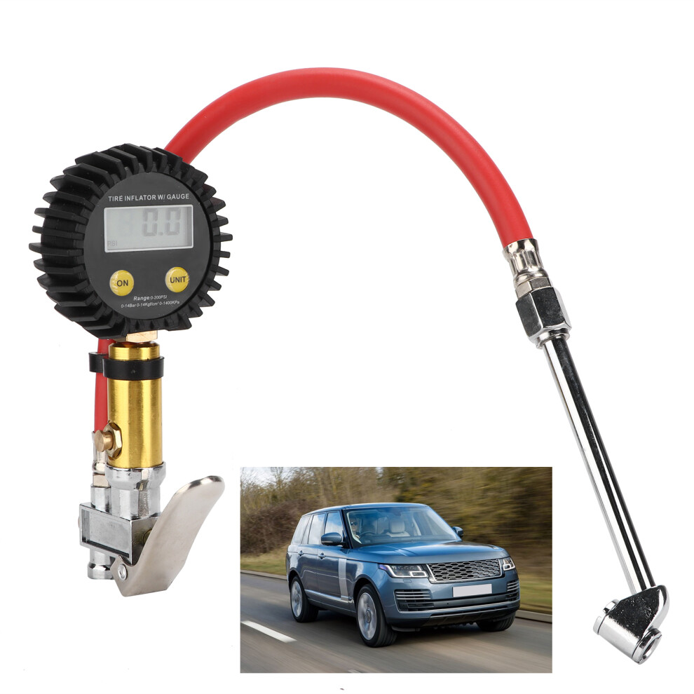 Precise Lcd Digital Tire Gauge 3Â300 Psi For Cars & Motorcycle Air Filling 7901377780133