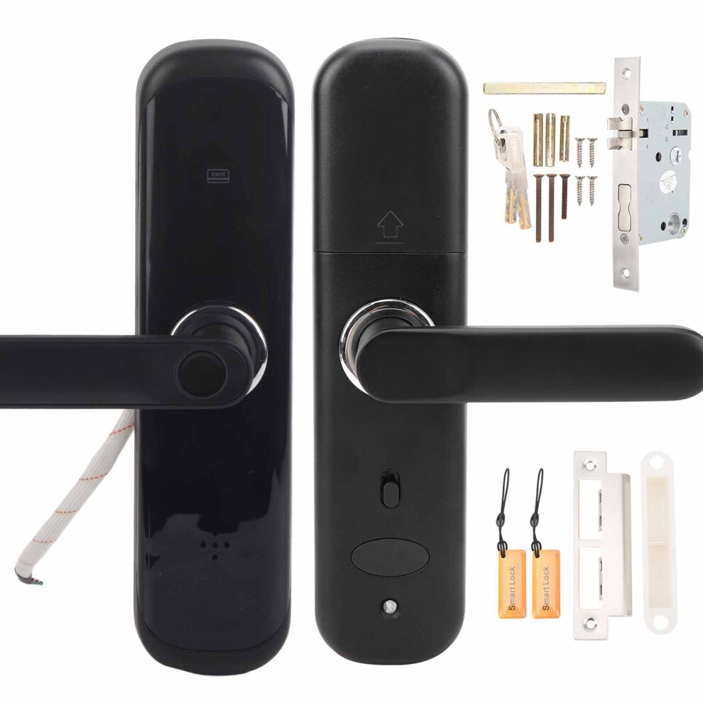 Biometric Recognition Smart Lock Half Body Fingerprint Technology Secure Fingerprint Password Access Control Enhanced Security Dual Mechanical Lock 9138057788358