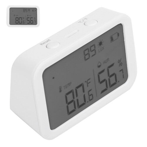 Temperature & Humidity Sensor with LCD Panel, Zigbee 3.0, 25m Range 2