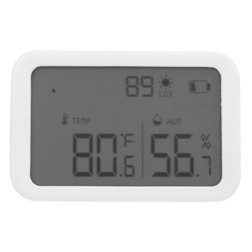 Temperature & Humidity Sensor with LCD Panel, Zigbee 3.0, 25m Range