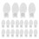 Διορθωτής Hallux Valgus, 10 ζεύγη μη τοξικού SEBS Gel Pad με επένδυση, για ανακούφιση από το 1