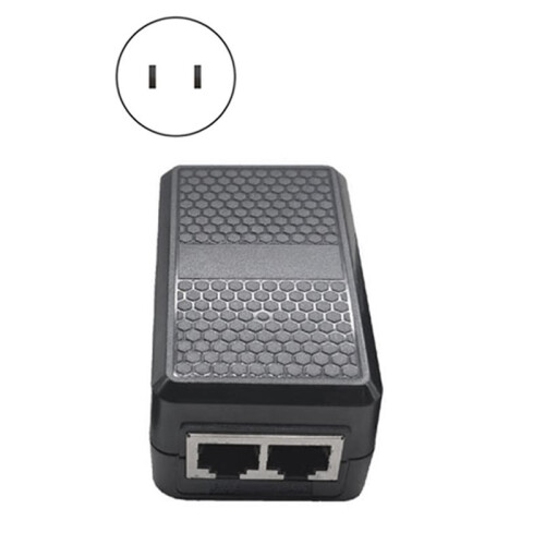 1000Mbps 30W POE Injector Plug Replaceable Gigabit 30W POE Injector Gigabit Plug Replaceable POE US Plug 2