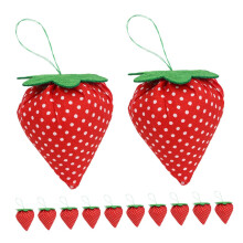 Strawberry Pin Cushion 12Piece Portable Pin Holder Soft Pin Pillow For DIY Crafts And Quilting