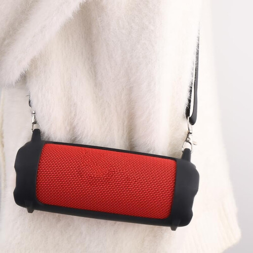Silicone Protective Case for JBL Flip 7 Shockproof DropProof Red 1
