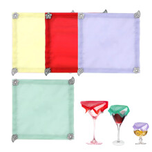 Wine Glass Covers with FlyProof Mesh and Weighted Fit for Outdoor Dining, Parties and Picnics