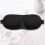 Silk Sleep Mask with 3D Contour, Complete Light Blocking, Adjustable Eye Blindfold for Travel 2