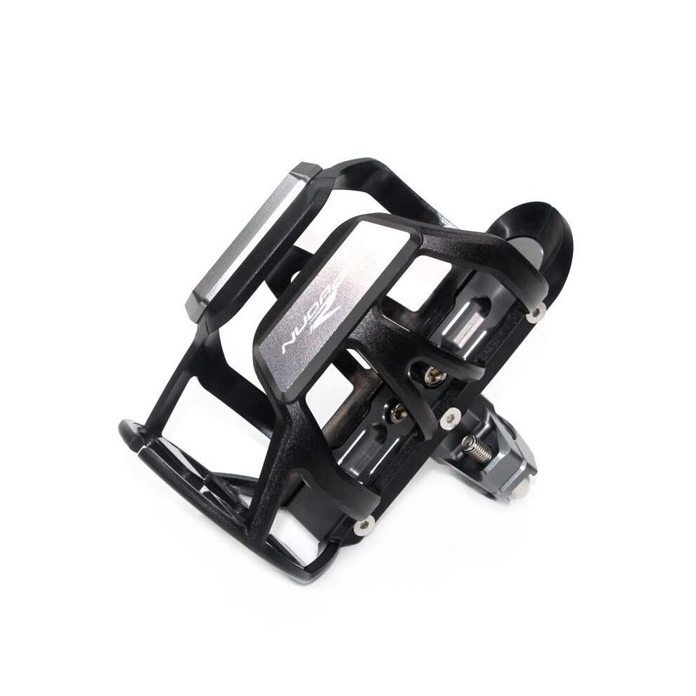 Motobike Bottle Cages For Motorcycle Cnc Machined Water Bottle Cup Holder Silver 9199774320344