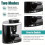 TEN-WIN Electric Desktop Pencil Sharpener - Automatic, Safe, Durable, One-Hole, for Pencils & Colored Pencils (Black) 3