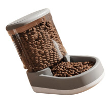 3.8L Pet Automatic Feeder Water Bowl Food Container Cats Dogs-4