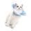 Soft Pet Recovery Collar Dog for Cat Double Layer-S Light Blue 1