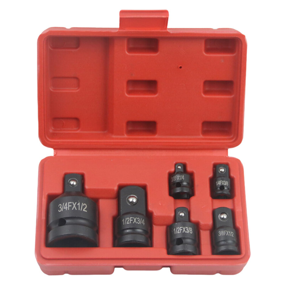 1/2Inch To 3/8 3/8 To 1/4 3/4 To 1/2Inch Socket Convertor Adapter Reducers Set For Impact Sockets Car Garage 6 Piece 9094768596876