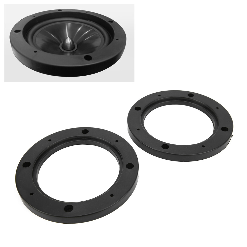 2Pcs 4In Car Audio Speaker Ring Pad Universal Auto Replacement Modification Black 4671377784976