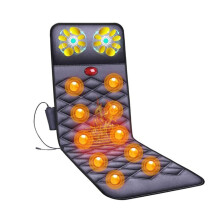Full Body Massage Mat With Heat, 20Neck Kneading Heads, Heating Chair Pad And Mattress Cushion
