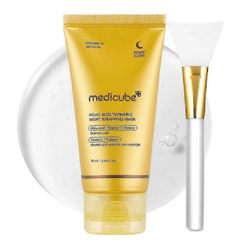 Turmeric Peel-Off Mask - with Brush, 75ml, Hydrating, Fruit Extract, Night Use