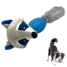 Tpr And Plush Dog Toy, Durable Chew Toy, Squeaky And Interactive Toy