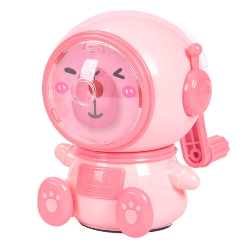 Manual Pencil Sharpener with Container, Adjustable 3-Thickness Settings for Kids, Artists, Students, Office Use