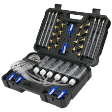 XiTuanYuan 6 Cylinder Diesel Injection Rail Test Kit (24 Pieces) Fuel Pressure Kit