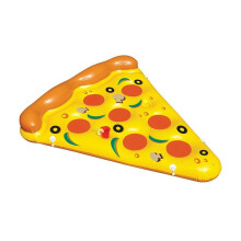 Inflatable Pool Float Hammock Pizza Shape PVC Lounge for Adults and Kids Swimming