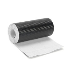 Carbon Fiber Car Wrap 7cm x 10m Roll, 3D Vinyl Film for Scratch Protection, Waterproof Exterior Interior Use