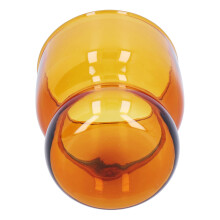 Tazza in vetro borosilicato alto 350ml 7.7cmx9cm marrone
