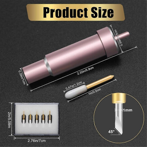 11 lâminas de precisão de alta qualidade com estojo para Cricut Maker e Maker 3 para corte de vinil 2