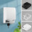 Outdoor Waterproof Socket Box 86 Type Lockable Electrical Outlet Cover with Key, Transparent Enclosure 2
