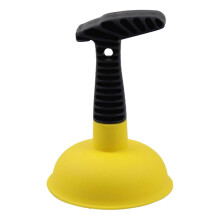 Handheld Plunger Drain Unblocker For Bathroom Drains Yellow Durable Reliable Pipe Unblocker Tool