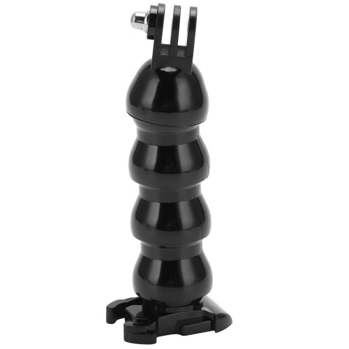 FLW 268 4-Section Soft Monopod Gooseneck Action Camera Mount Black 1