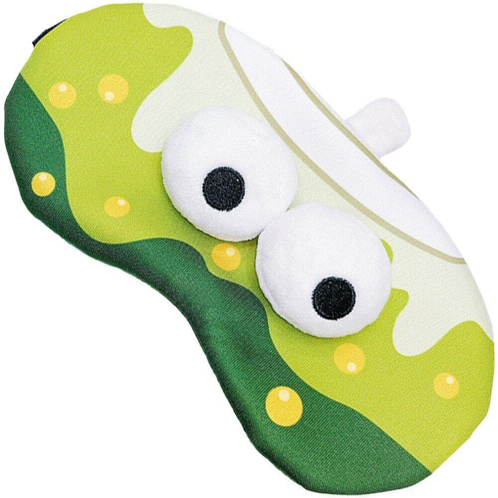 Sleep Mask with Cute Cartoon Design, Soft Comfortable Eye Mask for Travel, Sleeping, Kids and Adults