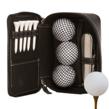 Golf Glove Case Leather Carry Case Portable Tea Holder For Training And Course Golfers Home Boot