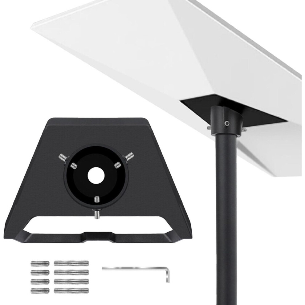 Heavy Duty Pole Mount And Pipe Adapter, Weatherproof Aluminum For Starlink Gen 3 Roof Rv Wall 9187378662595