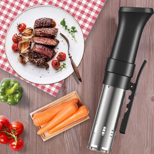 Sous Vide Cooker 1100W with Precise Temperature Control, LCD Touchscreen, Large Capacity Cooking 2