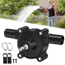 Drill Pump for Water, DrillPowered Water Transfer Pump, Portable HandPump, Pumps Water, Oil, Diesel, Kerosene