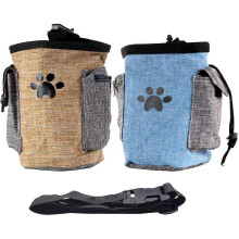 2pcs Waterproof Dog Pouch Portable Dog Treat Bag Dog Training Bag Detachable Belt for Indoor And Outdoor Use