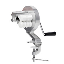 Manual Cavatelli Pasta Maker with Aluminum Alloy Build, Tabletop Clamp, Easy Clean, 10.6in Height