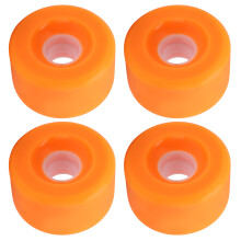 4 Stück 70x42mm PU Skateboard Rollen 80A Orange Longboard Cruiser